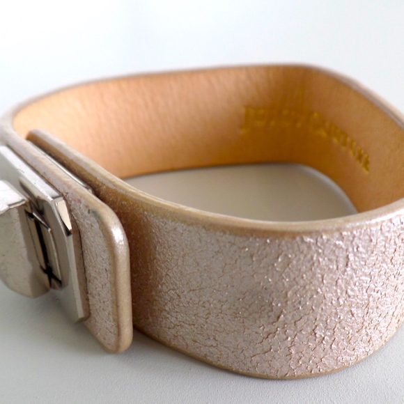 Leather Rustic Gold Wrap-around Bracelet - Picture 2 of 3